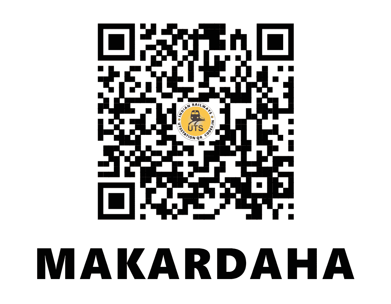 UTS QR Code for MAKARDAHA - MDC - SE (WEST BENGAL)